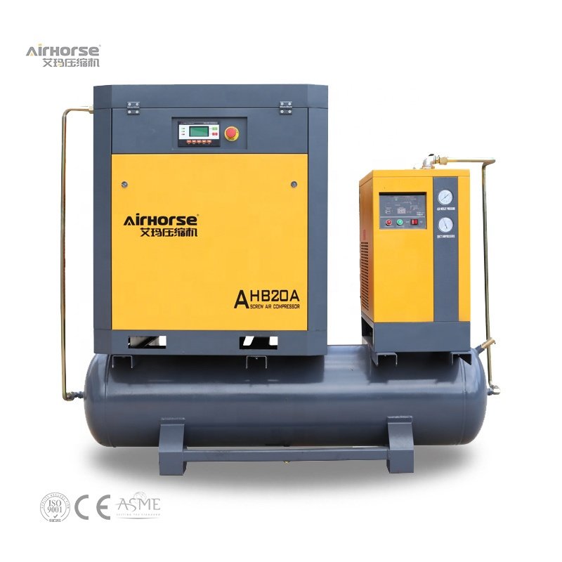 5.5kw 7.5kw 11kw 15kw Screw air Compressor Fixed Speed 15kw Industrial Compressor for Textile Industry