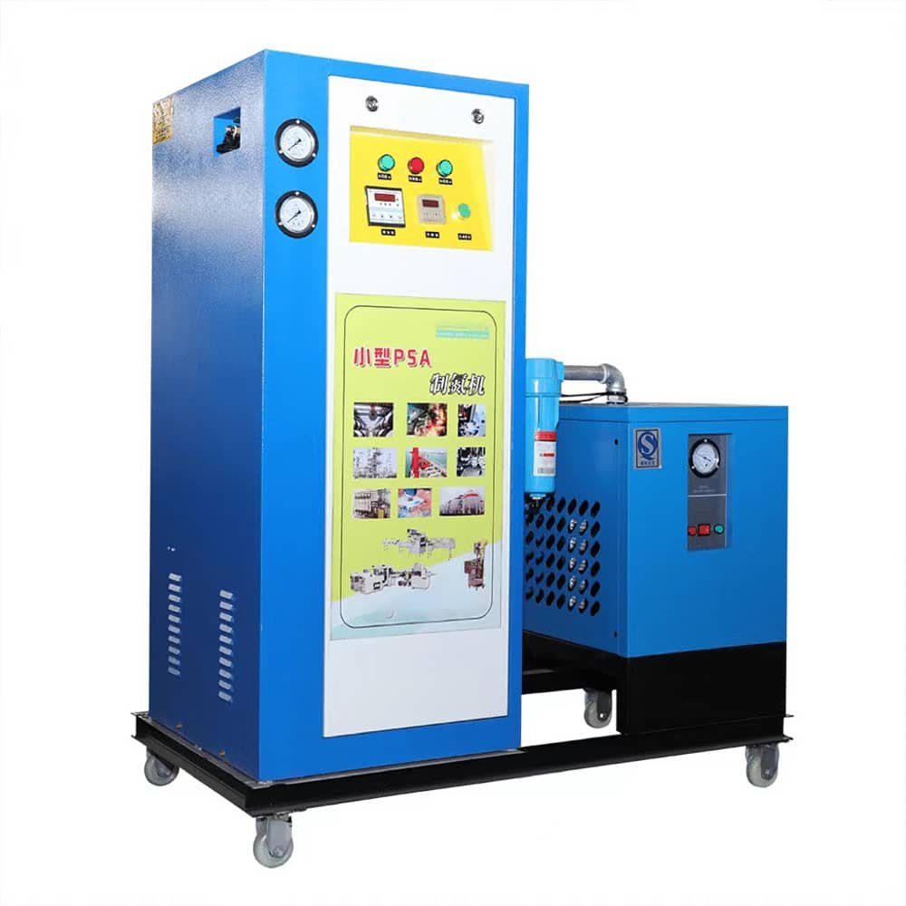 Small Nitrogen Generator Chinese Supplier Portable 3M3/H 99.99% Purity Nitrogen Generator for Food Nitrogen Making Machine