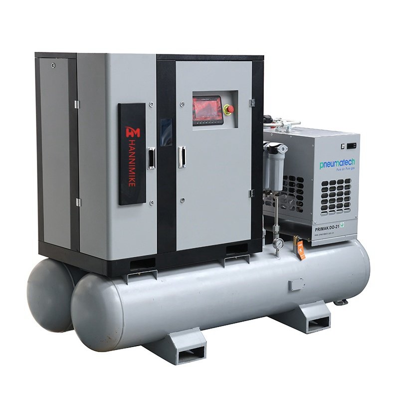Anti-vibration Air Compressor with Shock-absorption Base 15kw 16bar