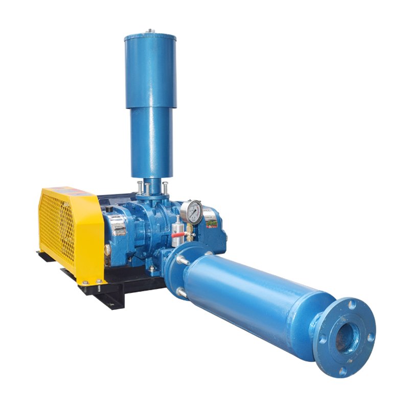 Wholesale 220/380V Professional Electric Roots Fan High Pressure Sewage Treatment Aquaculture Three Lobes Air Blower