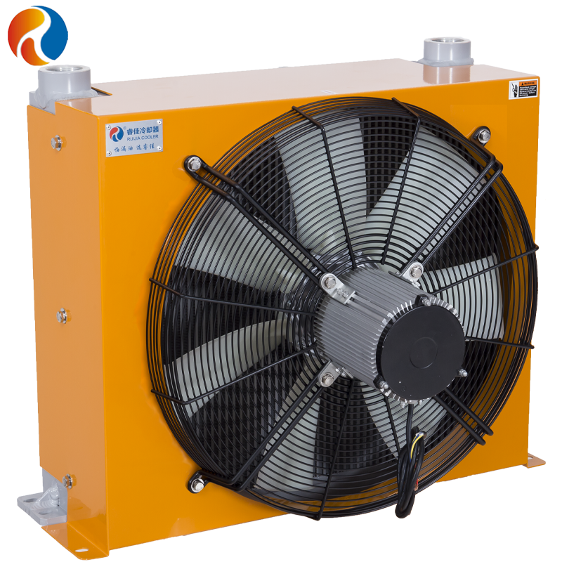 Aluminum air Cooler Condenser with Axial Flow Fan Motor Unit for Compressor Blowing Machine