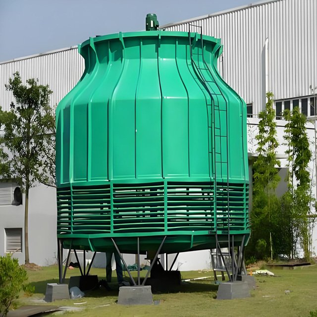 Industrial Cooling System Evaporative Condensers Frp Cooling Tower Circular Counter-flow Cooling Tower