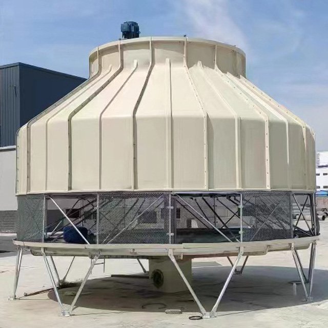 Industrial Cooling System Evaporative Condensers Frp Cooling Tower Circular Counter-flow Cooling Tower