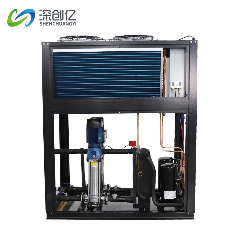 10 hp 30kw 8tons Industrial air Cooled Water Chiller with cnp Water Pump