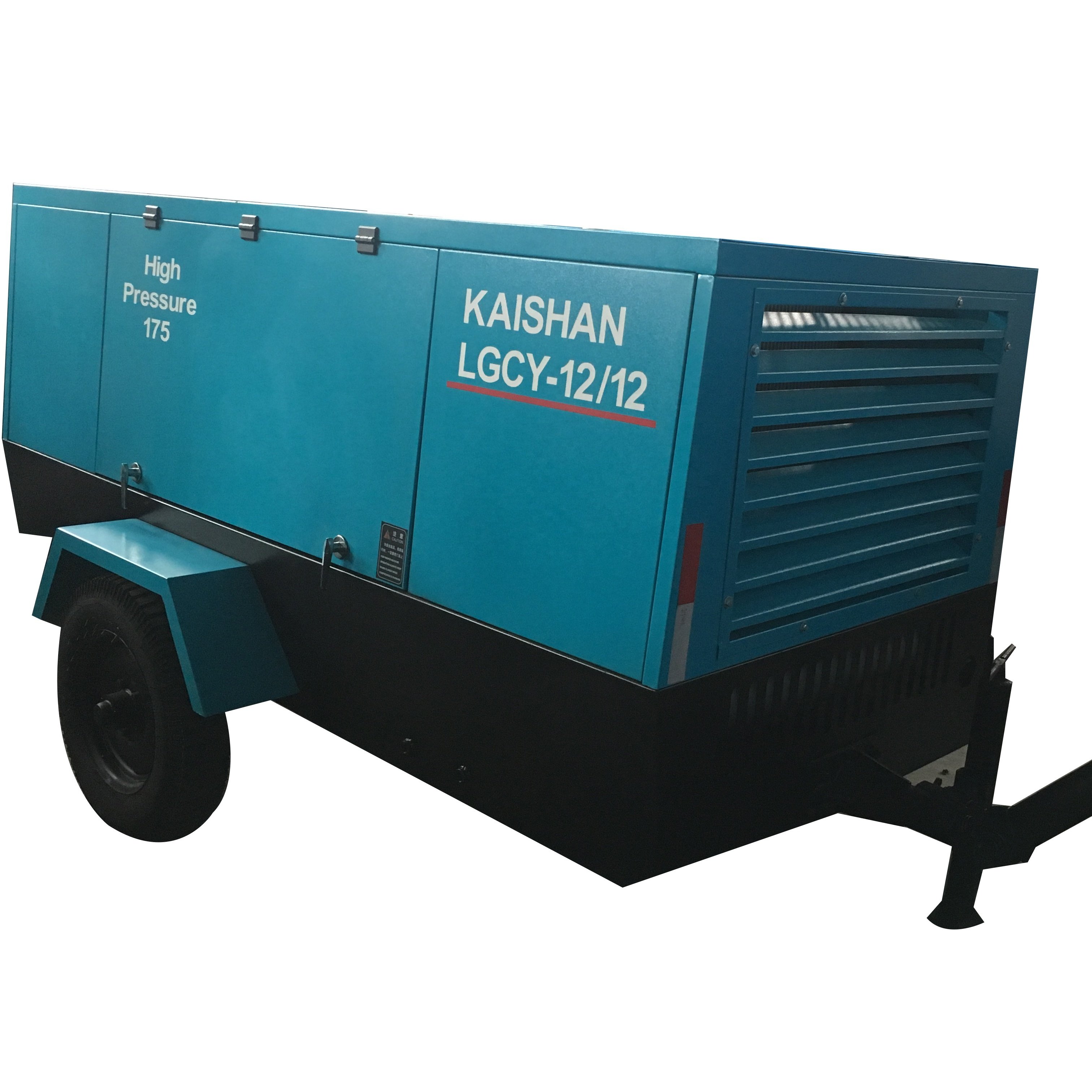 Portable diesel 360 Cfm Screw air Compressor for Borehole Drilling