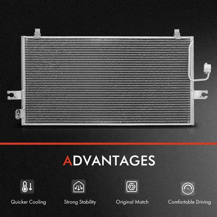 Aluminum Auto Car Mini Cooled Conditioning Air Condensers for NISSAN 921103S401 92110VJ200