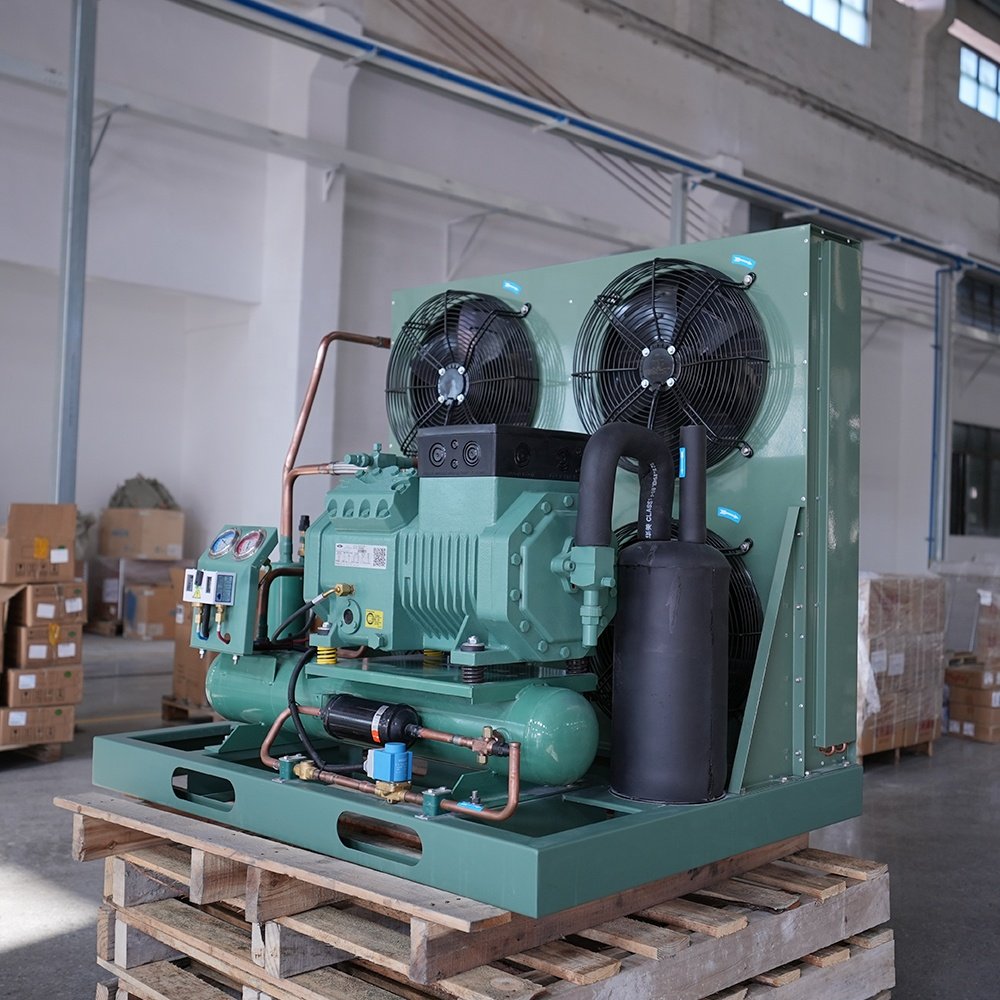 Original BITZER 5HP Compressor Semi-Hermetic Air Cooled Condensing Unit Refrigeration Unit 4DES-5Y