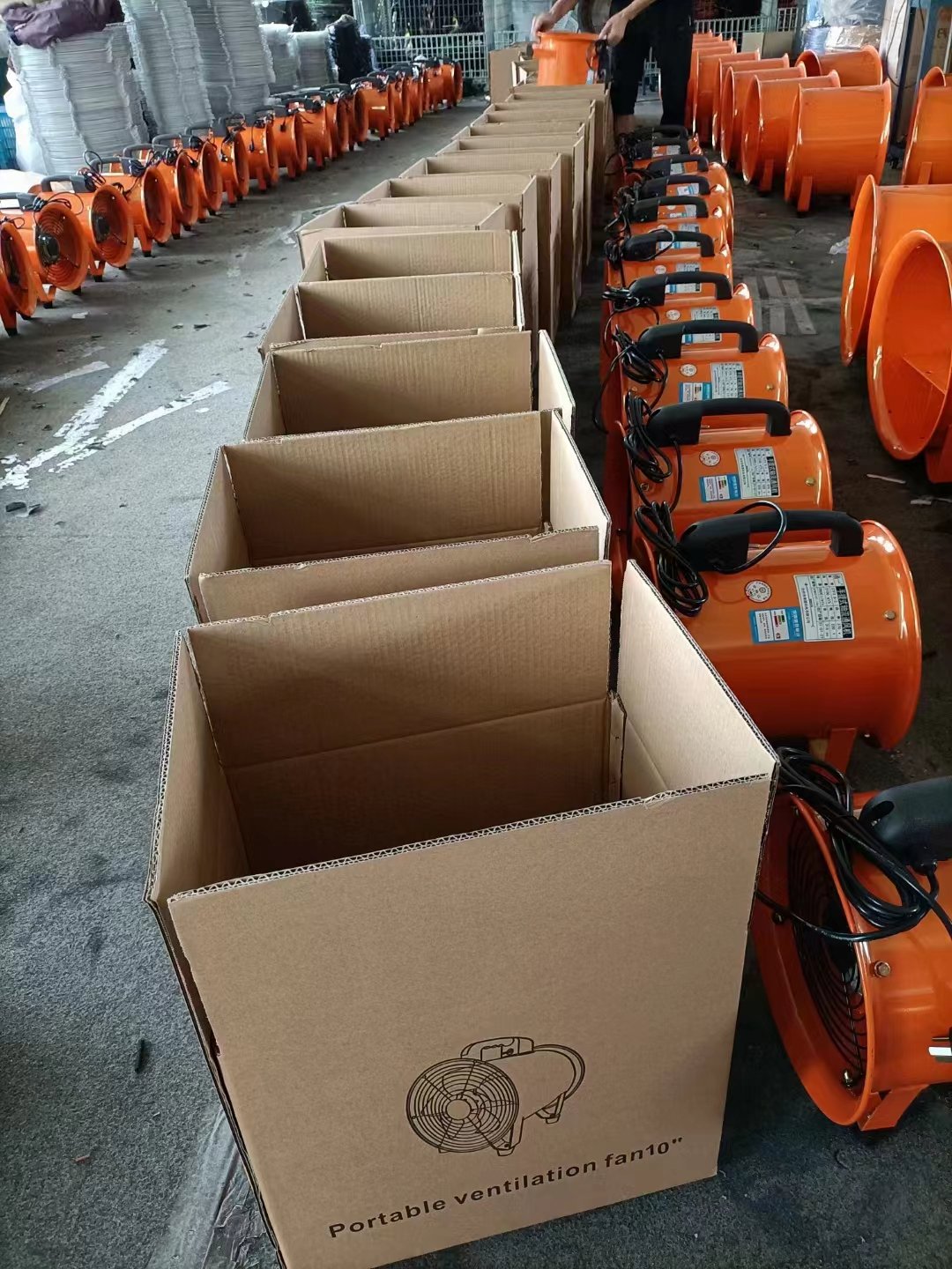 Industrial Portable Ventilation Exhaust Fans Axial Blower Fans for Confined Space