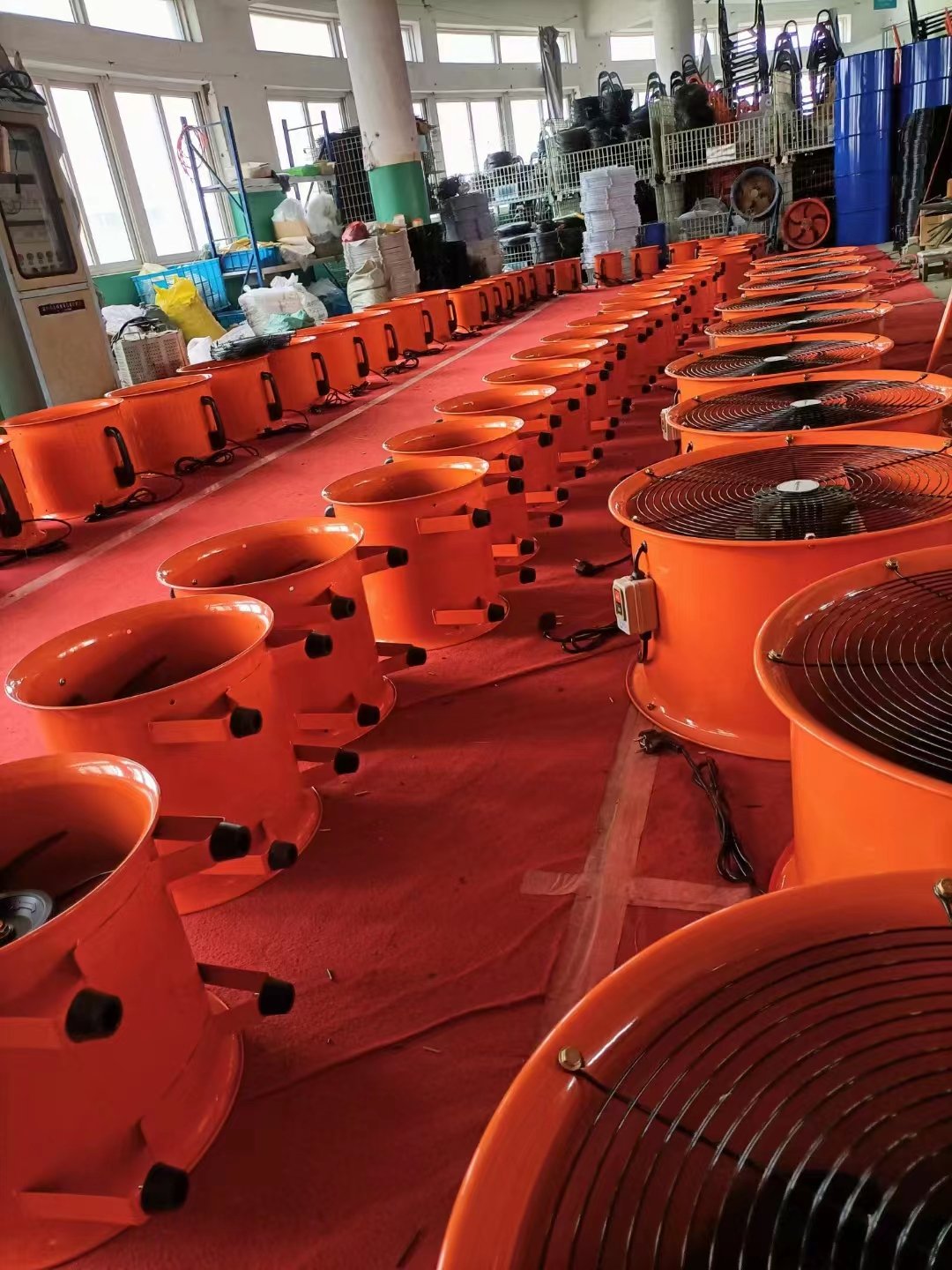 Industrial Portable Ventilation Exhaust Fans Axial Blower Fans for Confined Space
