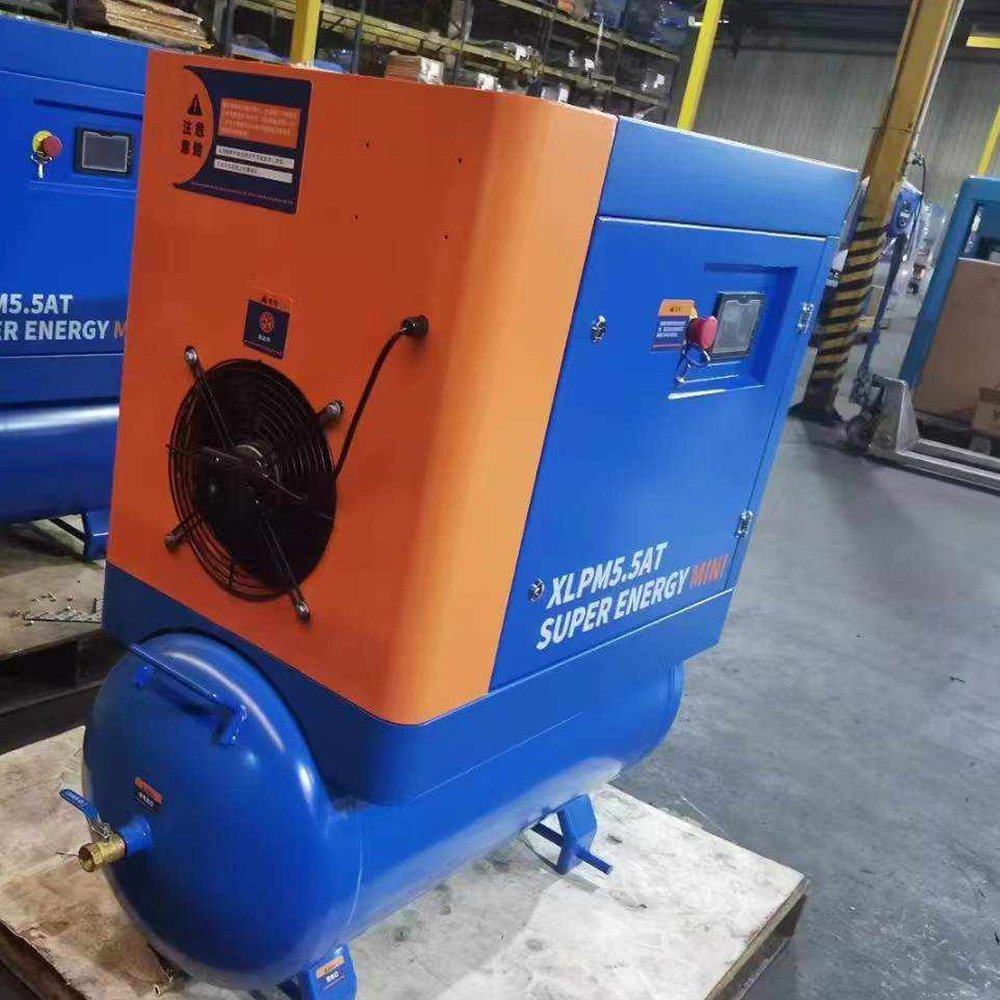 XLPM5.5AT High Efficiency Mini Air Compressor Equipment Rotary Double Screw Air Compressor
