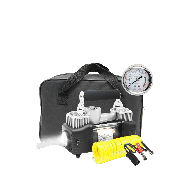 High Quality 150PSI Double Cylinder Portable air Compressor, Heavy Duty Tire Inflator, 12V Automobile Tire Pump
