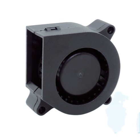 Aidecoolr Copper Wire Motor 5025 Small Centrifugal Air Blower Fan Manufacturer 12V DC 51*51*25mm Black Plastic Blower Fan