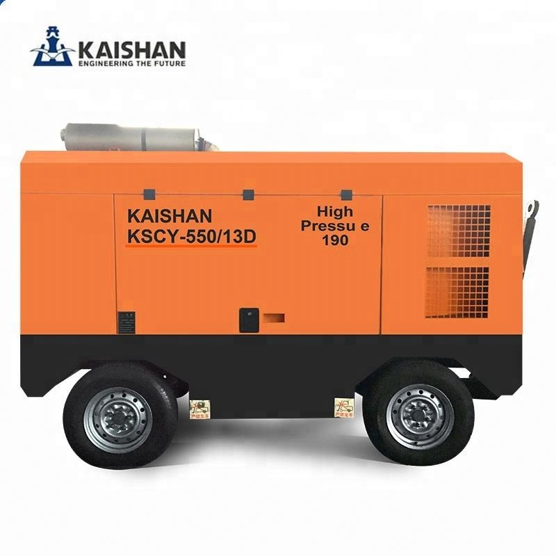 Kaishan LGCY 6-7 diesel Driven Portable Screw Air Compressor for Drilling Equipment