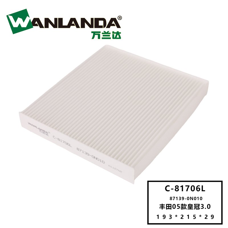 Hot Sale Air Cabin Filter 87139-30040 for Toyota