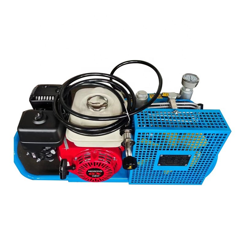 Portable Dive Bottle Compressor Gasoline Engine High Pressure 3000 psi Air Compressor RKH-100P