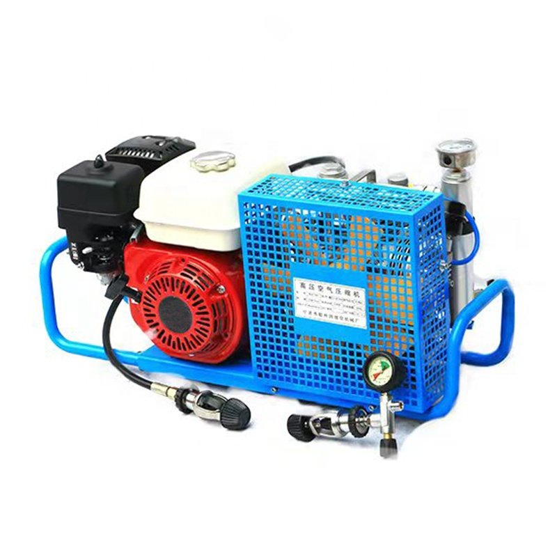Portable Dive Bottle Compressor Gasoline Engine High Pressure 3000 psi Air Compressor RKH-100P