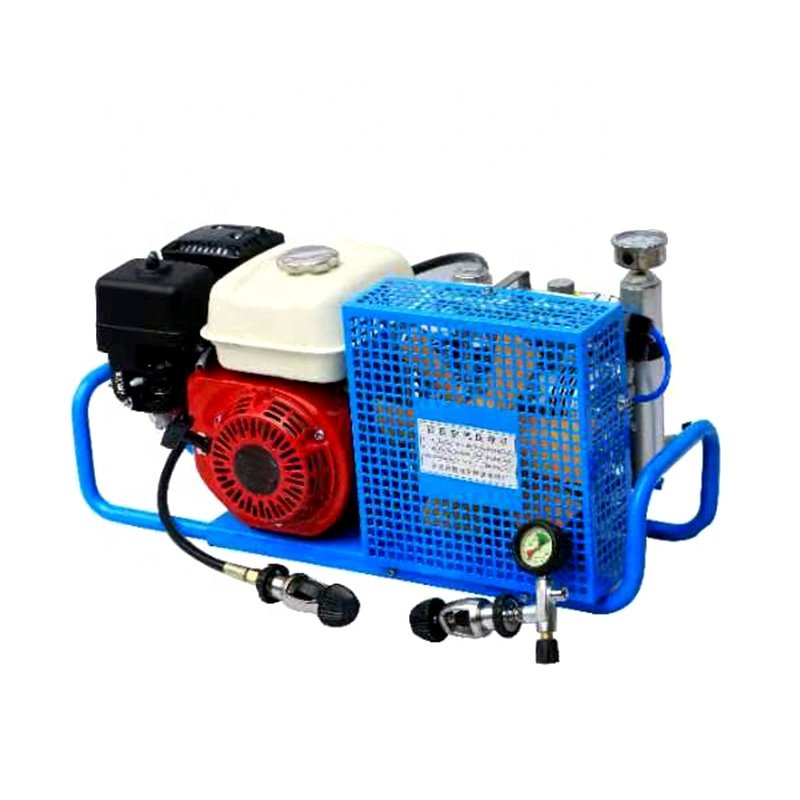 Portable Dive Bottle Compressor Gasoline Engine High Pressure 3000 psi Air Compressor RKH-100P