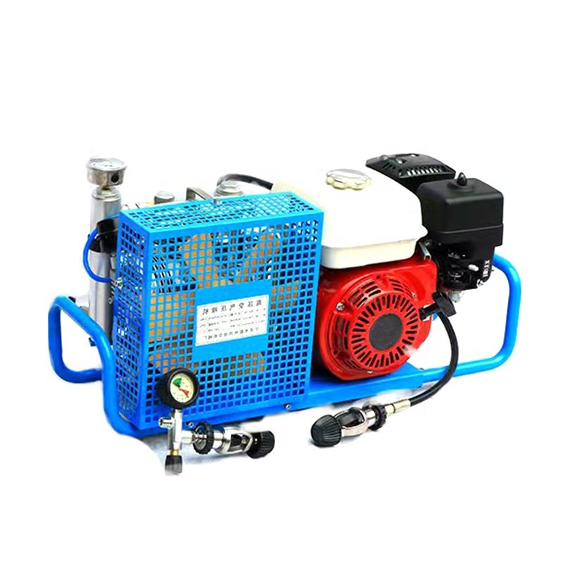 Portable Dive Bottle Compressor Gasoline Engine High Pressure 3000 psi Air Compressor RKH-100P