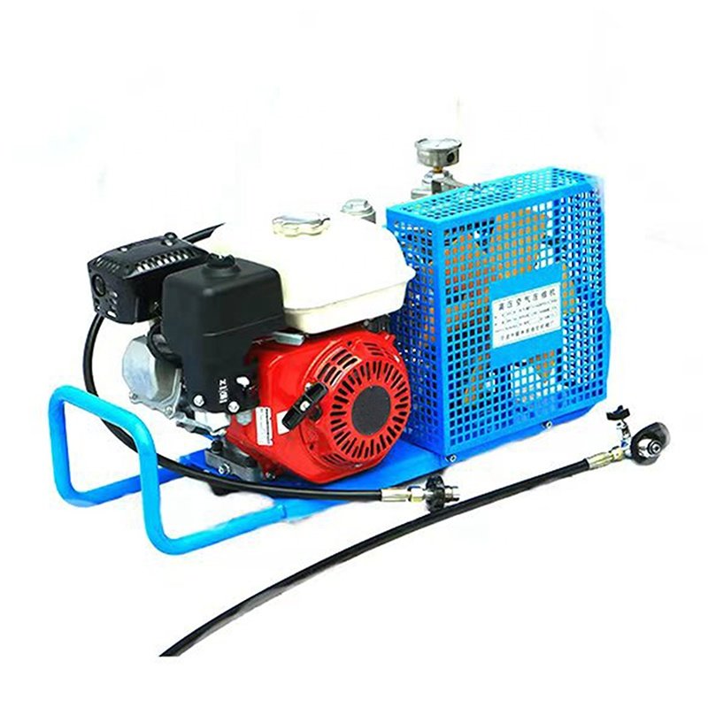Portable Dive Bottle Compressor Gasoline Engine High Pressure 3000 psi Air Compressor RKH-100P