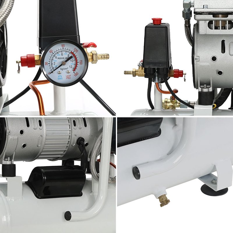 OUBAO Hotsale 9L 550W Energy Saving Quiet Oil Free Air Compressor on Sale