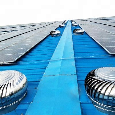 Industrial Roof Ventilation Fan 600mm Stainless Steel Ridge Vent and Turbo Blower Fan