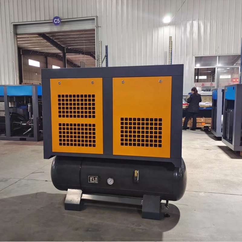 Airstone 15kw 20hp 8Bar Integrated All in One Screw Air Compressor with Dryer Tank Filters for Stainless Steel Processing