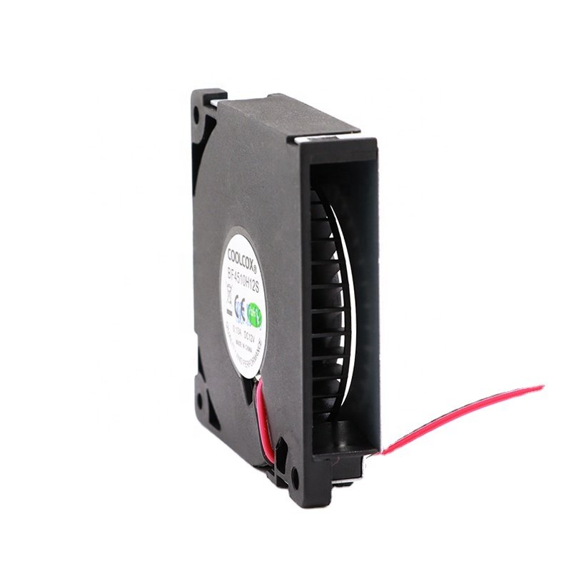 CoolCox 4510-B Dc Cooling Centrifugal Blower Fan 45x45x10mm 5v 12v air Cooler for Projector 3D Printer