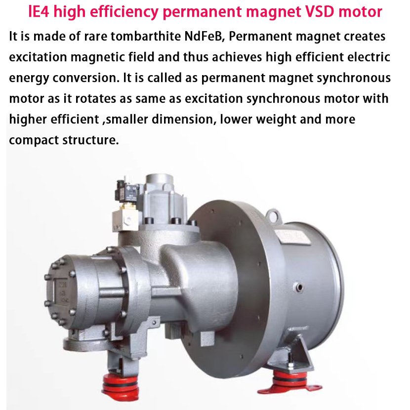 30kw 40hp 8bar 10bar 12.5bar PM Rotary Synchronous VSD Inverter Industrial Rotary Screw Type Jaguar Air Compressor