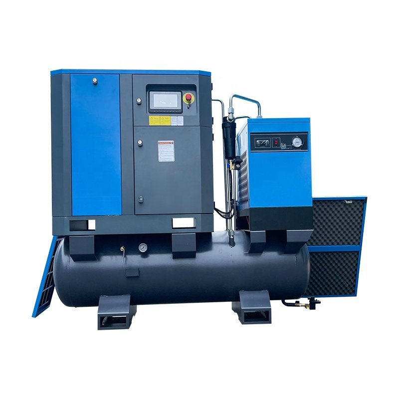 Ruihong 7.5kw 11kw 15kw 22kw Screw Air Compressor 380v/415v/220v 8bar/10bar Air Cooled Engine Motor