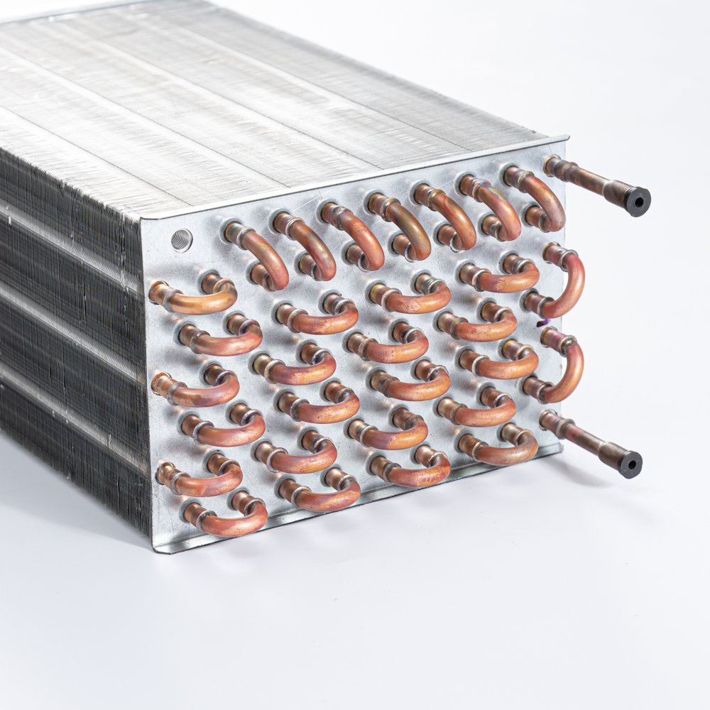 Air Conditioning Cooler Electric Industrial Copper + Aluminum Finned Condenser Heat Exchanger