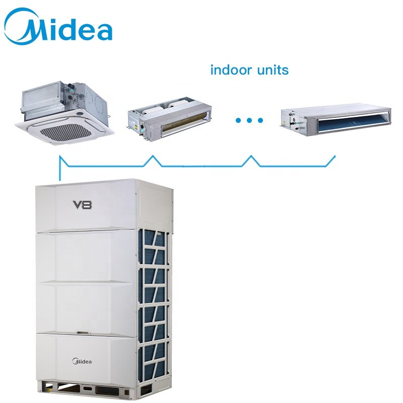 Midea V8 Auto Snow-blowing 25KW Industrial Inverter Hvac System Vrv air Conditioning Outdoor Unit Vrf System air Conditioner