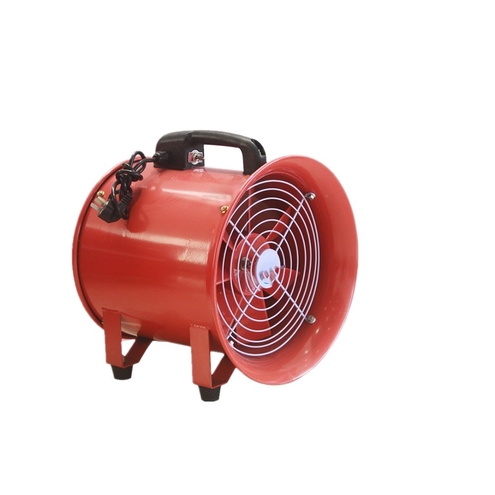 200mm Portable Ventilation Blower Fan 220V with 5m Flexible Hose Motor Aluminum OEM AC Duct Fan Axial Flow Fans Larissa