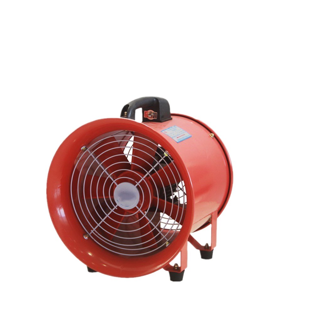 200mm Portable Ventilation Blower Fan 220V with 5m Flexible Hose Motor Aluminum OEM AC Duct Fan Axial Flow Fans Larissa