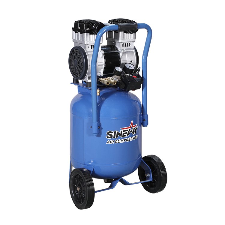Sinewy 8 Bar Low Noise Portable Electric Mini Spray Paint Silent Vertical Oil Free Air Compressor