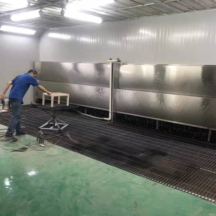 Wood Paint Room China Furniture Spray Booth Wool Working Factory Painting Equipment