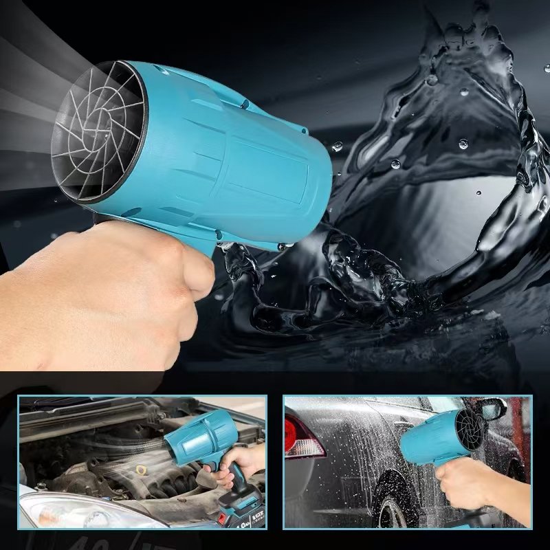 200M/S Brushless Turbo Electric Blower Turbo Jet Fan Violent Blower Car Dryer Handheld Leaf Snow Dust Blowing Tools