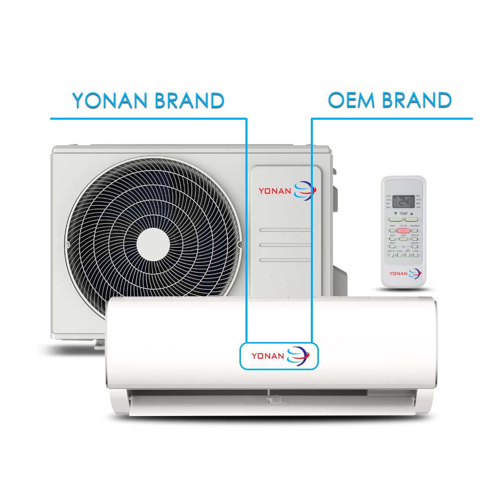 R32 Gas Europe Standard Mini Aire Acondicionado Split 9000 12000 18000 24000 Btu