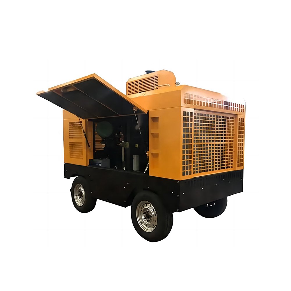 Air Compressor High Quality Kaishan Compressor KSCY-220/8 diesel Engine Screw air Compressor Best for Water Well Drilling