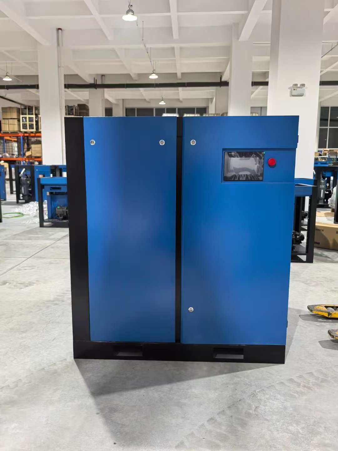 Portable 30kw Industrial Screw Air Compressor Stationary 220V AC/Gas Powered Oil/Lubricated Engine Motor Gear Bearing Tank Used