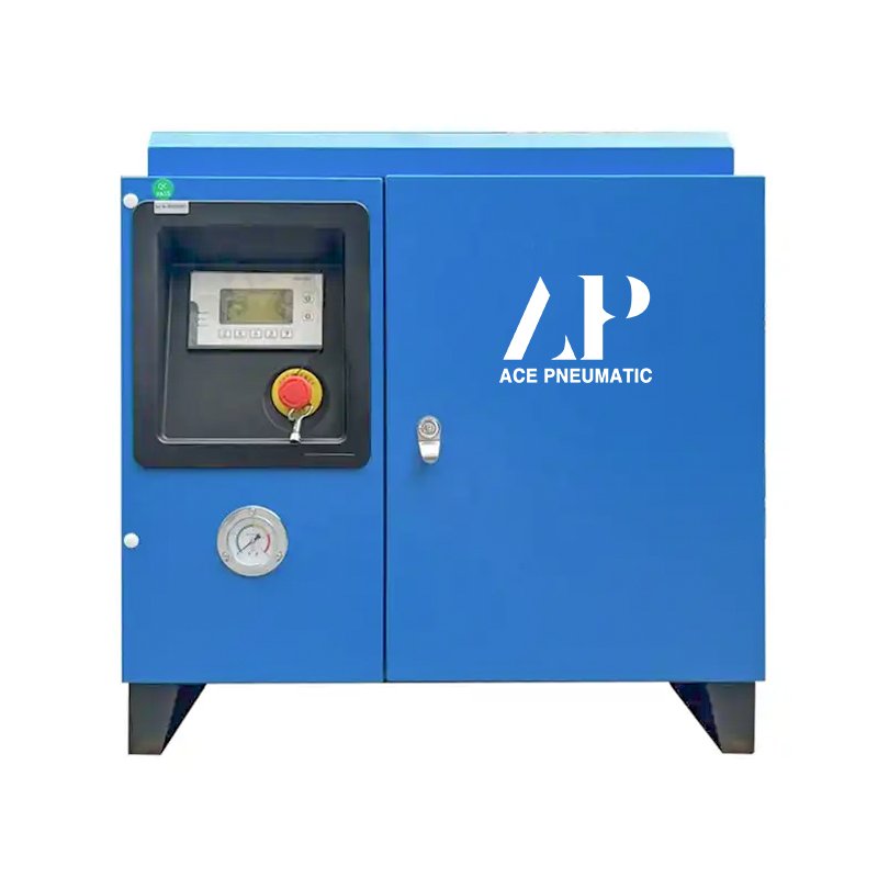 Aceair C10E 7.5kw 10hp 220/380V Single Phase Industrial PM VSD Portable Screw Air Compressor with Air Tank