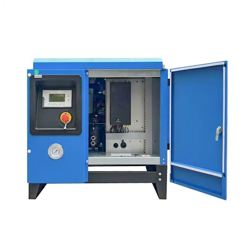 Aceair C10E 7.5kw 10hp 220/380V Single Phase Industrial PM VSD Portable Screw Air Compressor with Air Tank