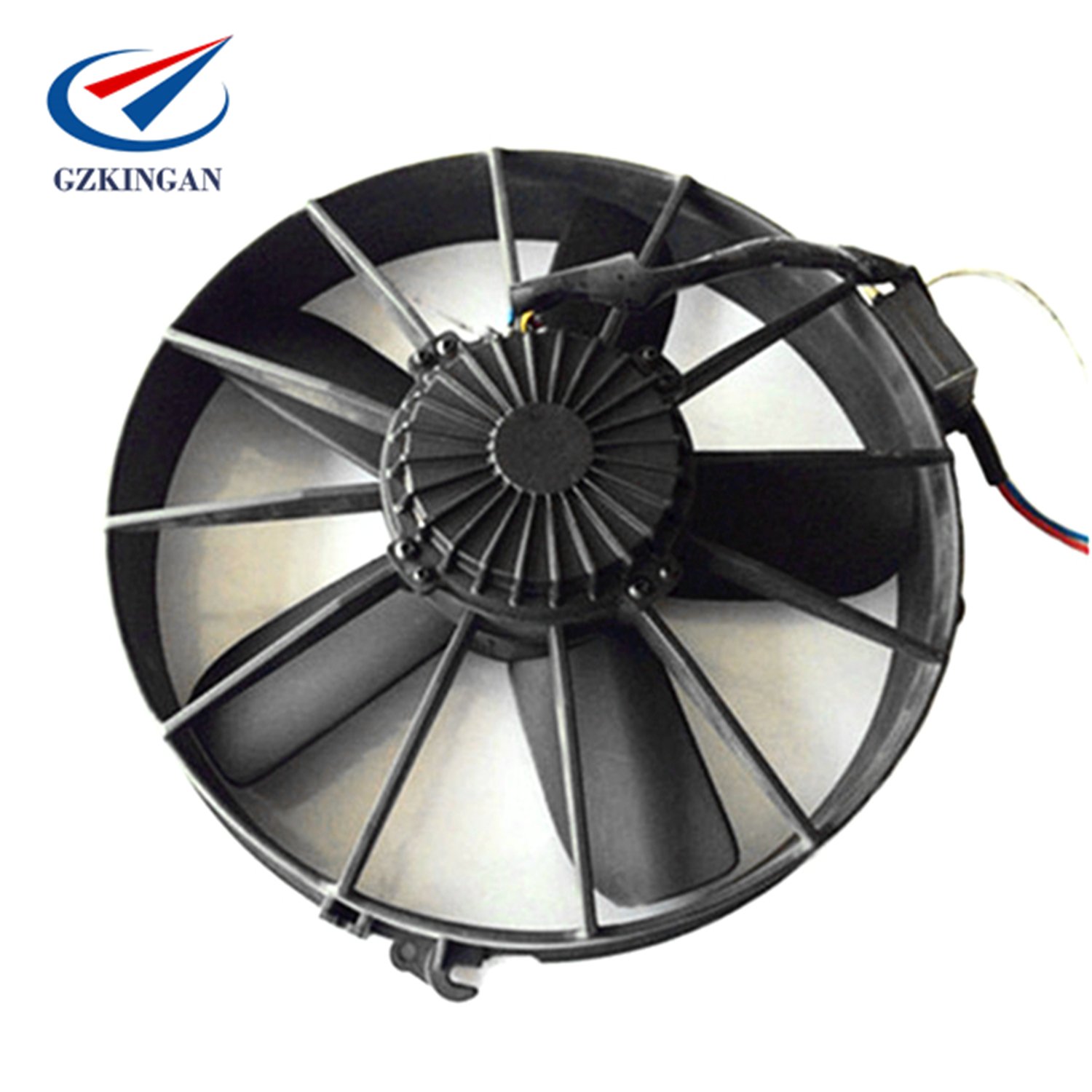 12 Inch Bus Air Condition Auxiliary Fan Replace SPAL Bus Air Cooling System Condenser Fan
