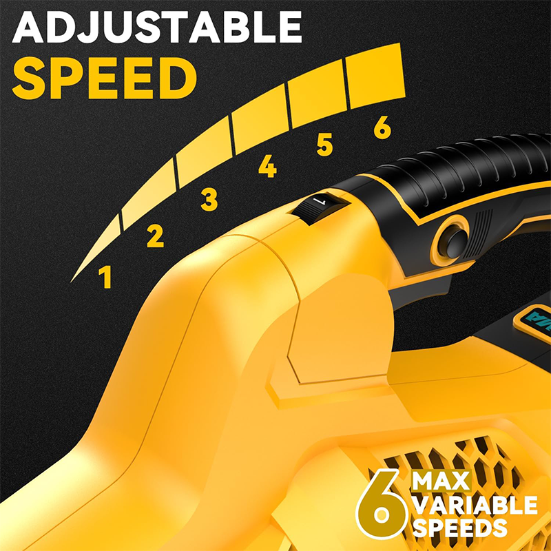 Electric Goddess Cordless for Dewalt 18V Battery Brushless Handheld Leaf Hair Drier Courtyard/Home Air Blower