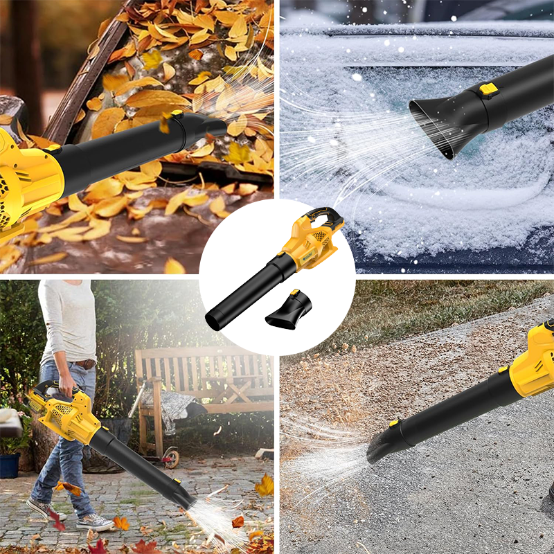 Electric Goddess Cordless for Dewalt 18V Battery Brushless Handheld Leaf Hair Drier Courtyard/Home Air Blower