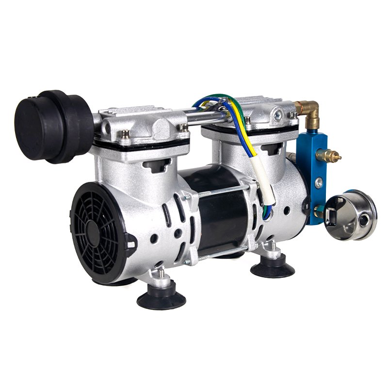 370W Oil Free Air Compressors for Aeration DC24V Low Noise Portable Solar Aeration Compressor Pump