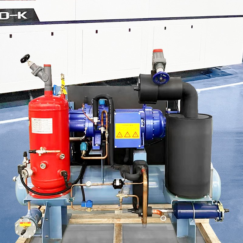 Factory Custom Monoblock Evaporator Condensing Unit 40HP AC Screw Multi Compressor Air Cooled Freezer Condenser Unit