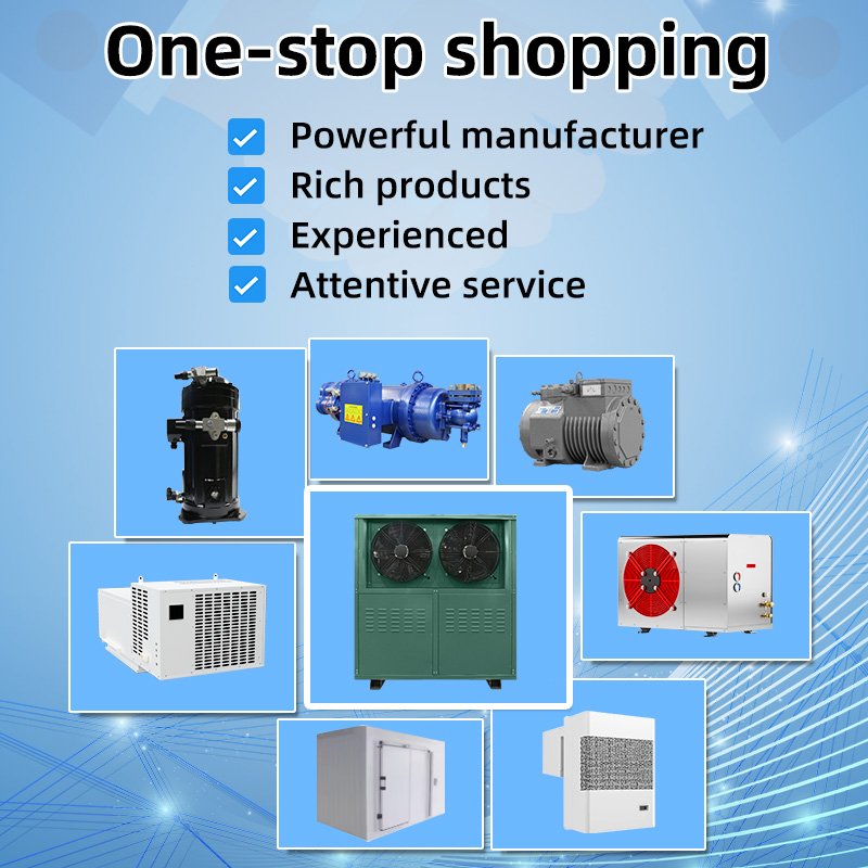 Factory Custom Monoblock Evaporator Condensing Unit 40HP AC Screw Multi Compressor Air Cooled Freezer Condenser Unit