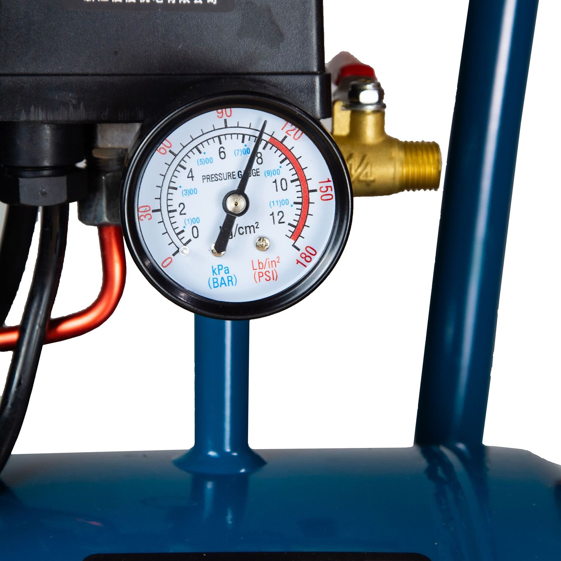Compact Silent Oil-free Piston High Pressure Portable Air Compressor Equipped for Weighing Distributing and Packing Machine