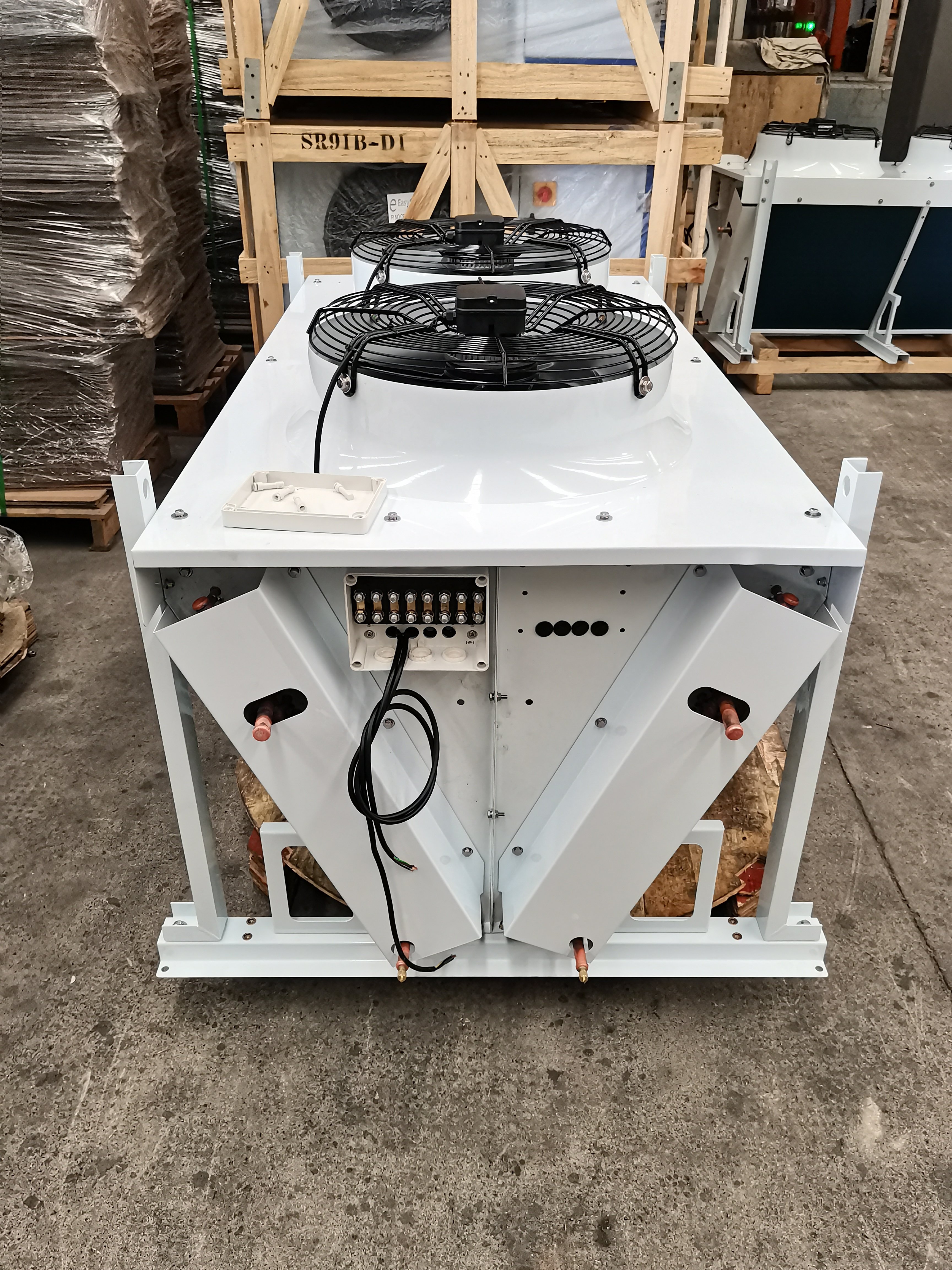Refrigeration Parts Application and Air Cooled V Style Condenser Refrigeration Air Cooled Condenser