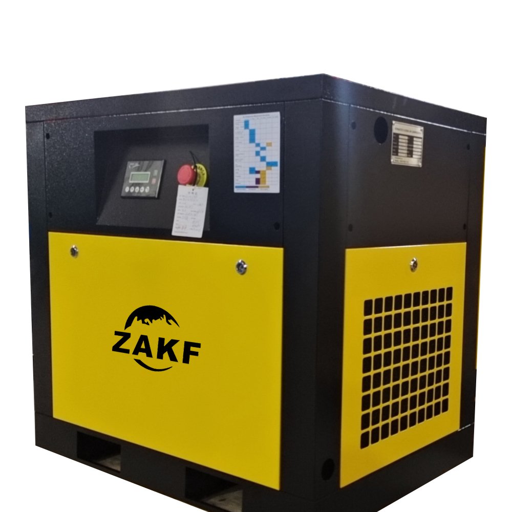ZAKF 11kw 15hp 380v415v220v 8bar 10bar Power Frequency air Compressor Screw Air Compressor